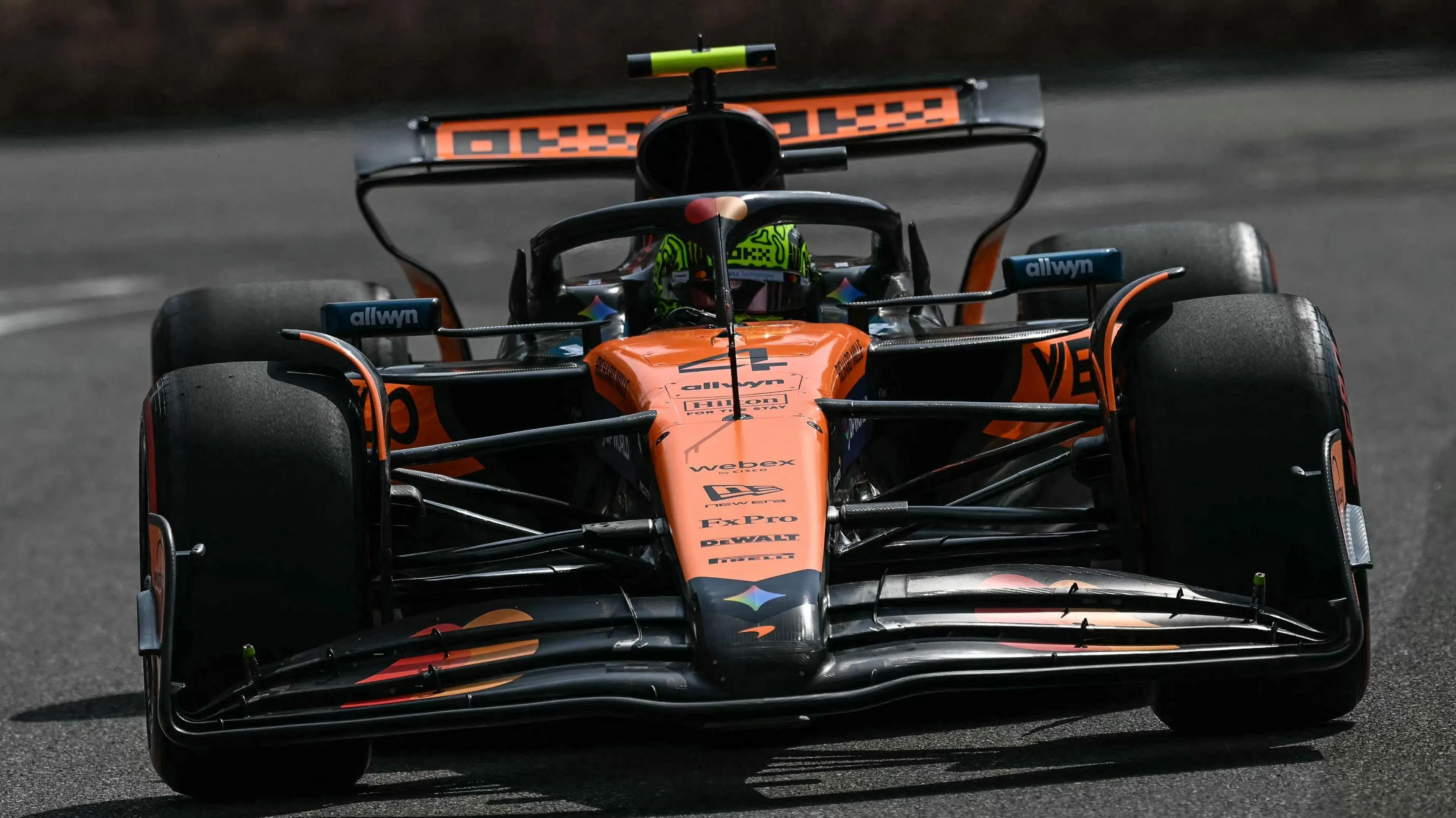 Lando Norris Tops Piastri in Baku FP1
